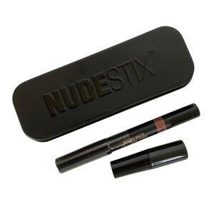 Nudestix Intense Matte Lip & Cheek Pencil PURITY With Sharpener in Box